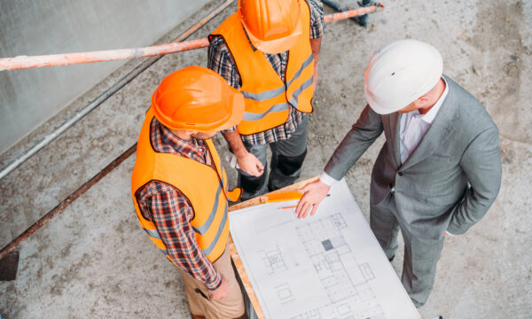 Builder and Architect showing the plan